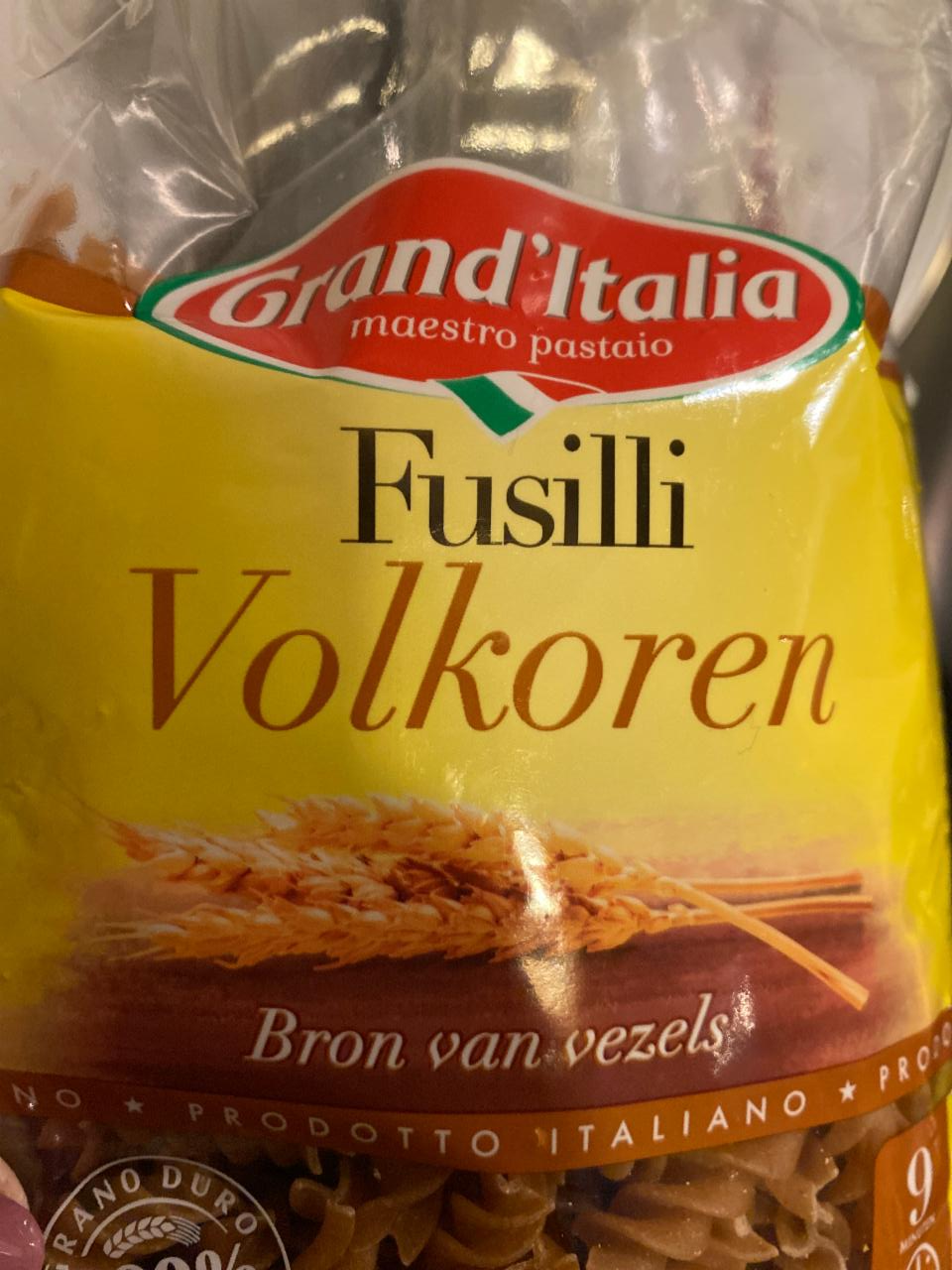 Fotografie - Fusilli Volkoren Grand'Italia