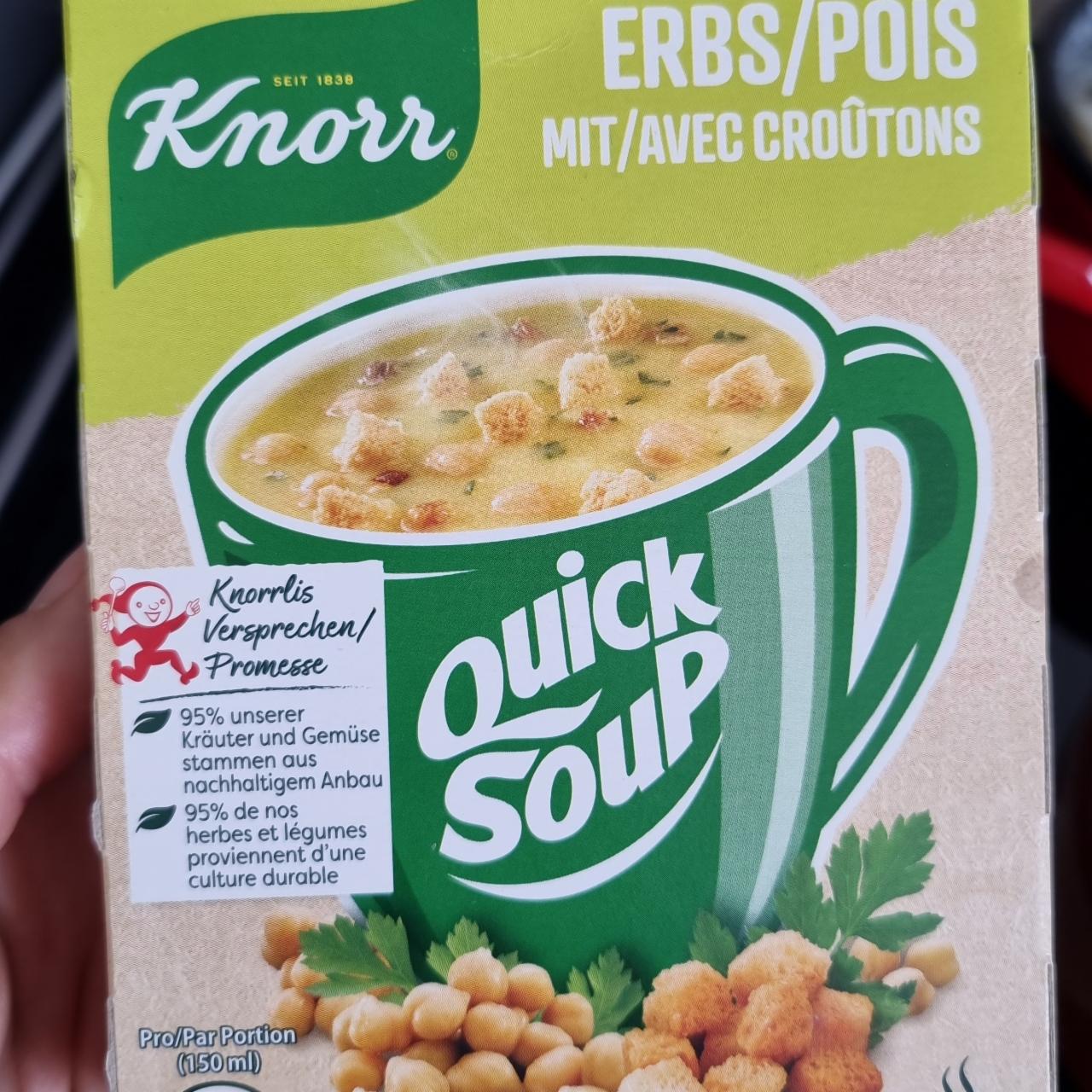 Fotografie - Quick Soup Erbs knorr