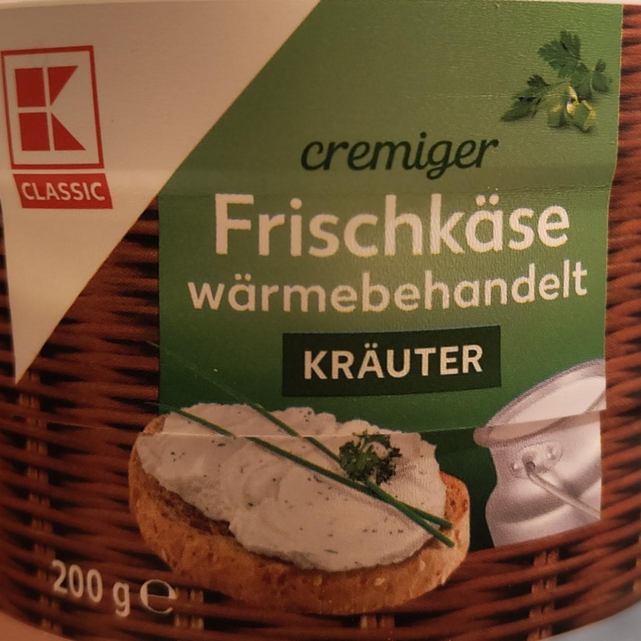 Fotografie - Cremiger Frischkäse wärmebehandelt Kräuter K-Classic