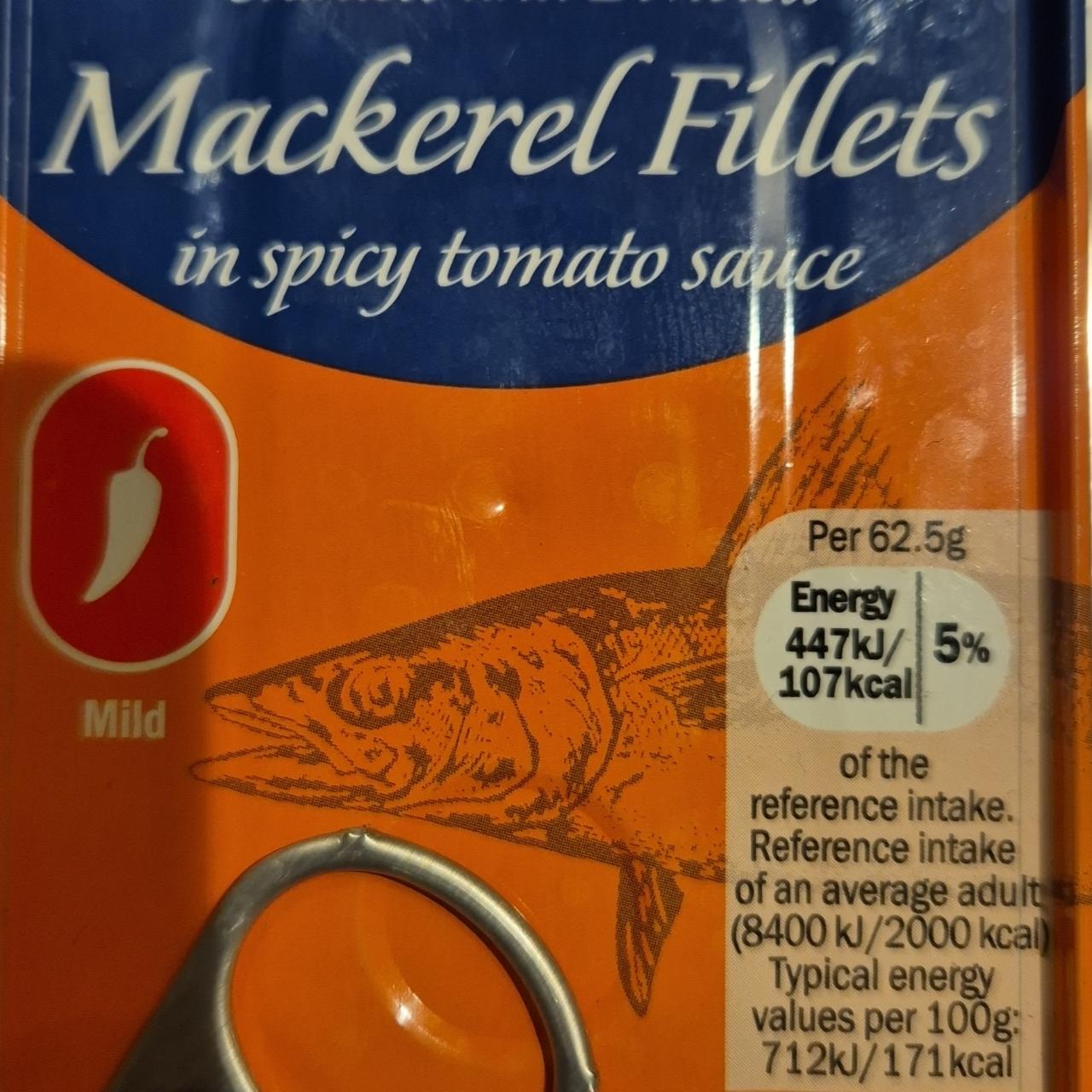 Fotografie - Mackerel Fillets in spicy tomato sauce Nixe