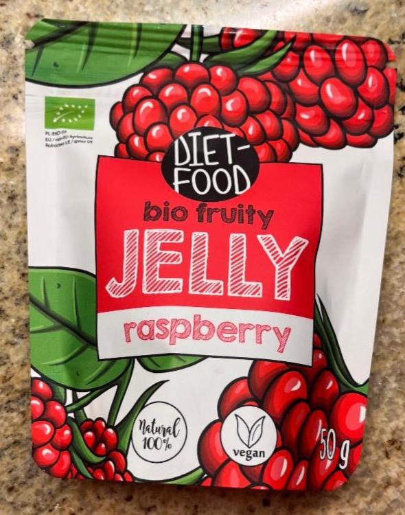 Fotografie - Bio fruity jelly raspberry Diet Food