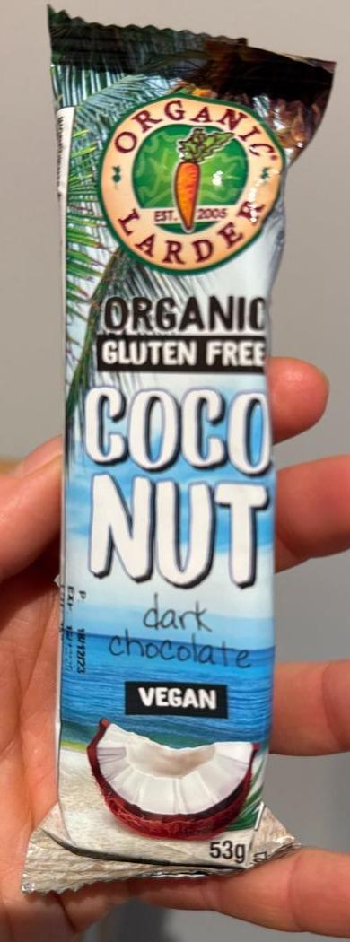 Fotografie - Coco Nut dark chocolate Organic Larder