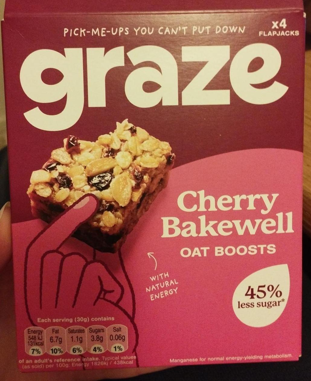 Fotografie - Cherry Bakewell Oat Boosts Graze