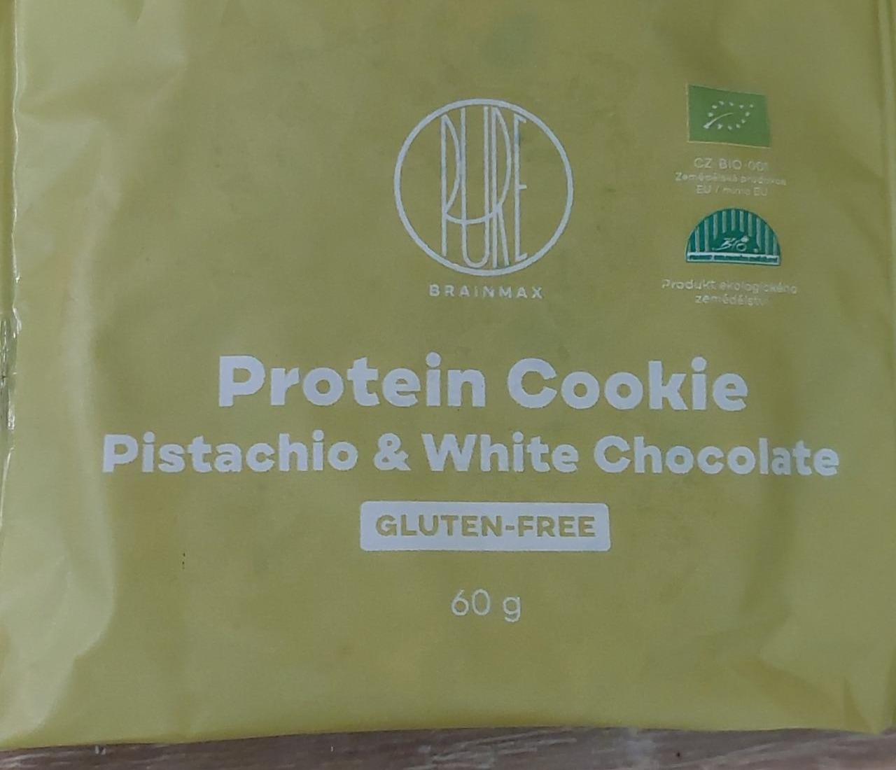 Fotografie - Protein Cookie Pistachio & White Chocolate Brainmax