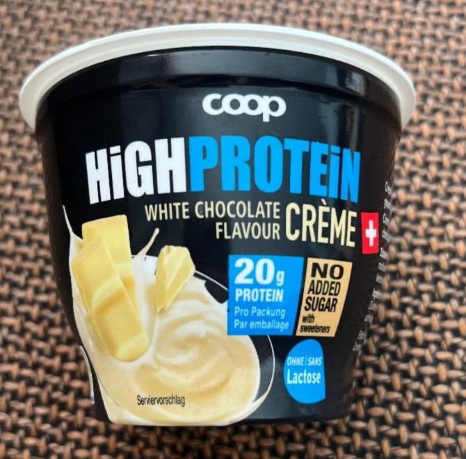 Fotografie - High Protein Creme White Chocolate coop