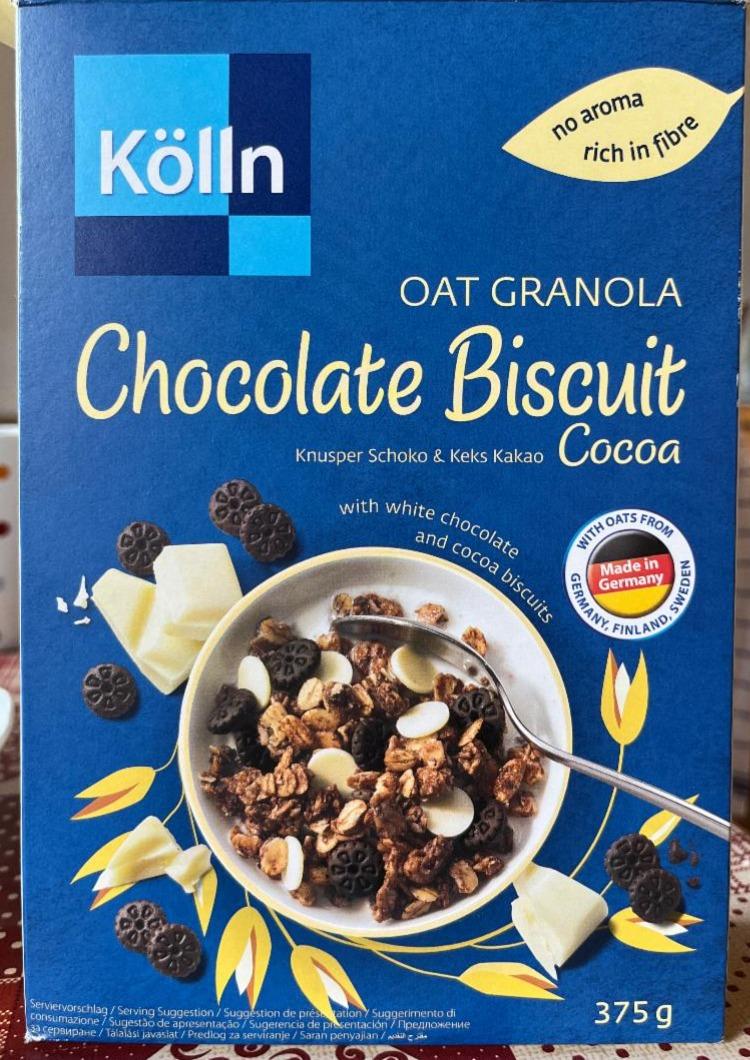 Fotografie - Oat Granola Chocolate Biscuit Kölln