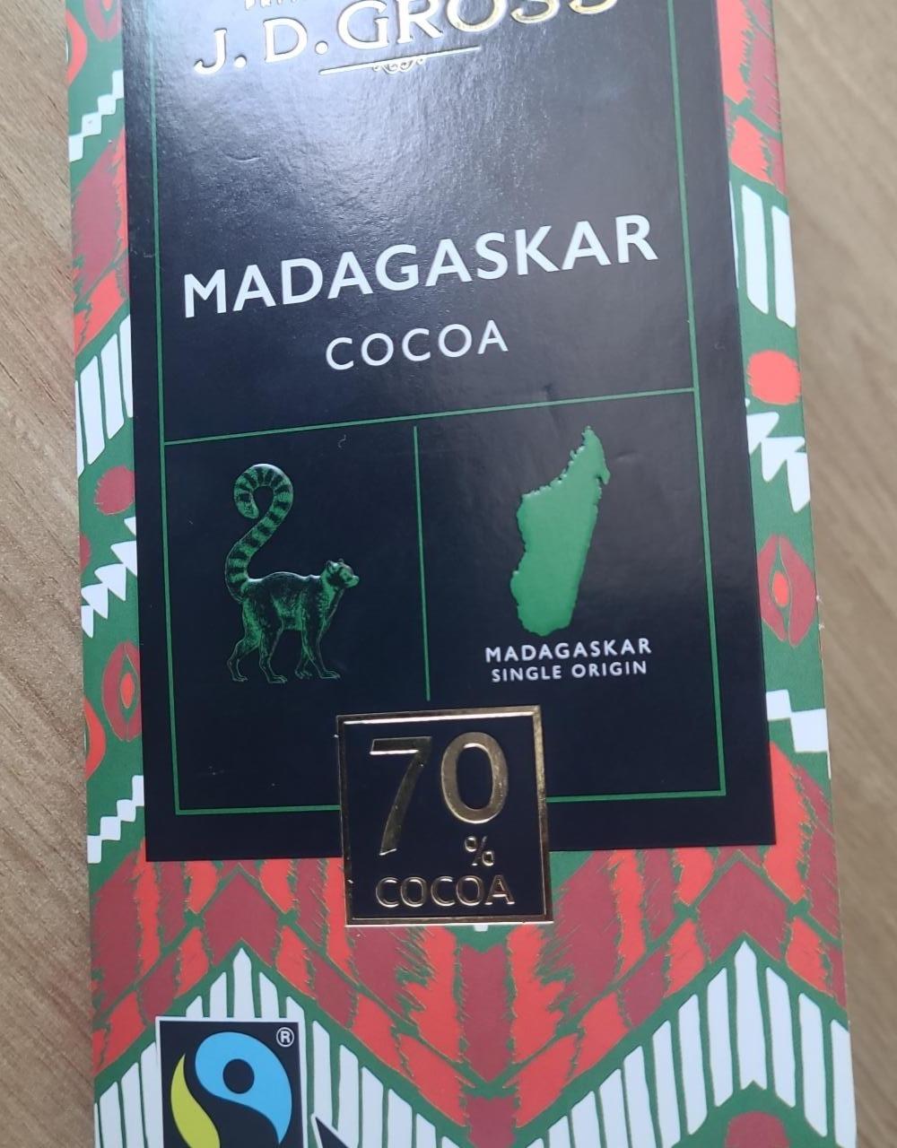 Fotografie - Madagaskar Cocoa 70% J. D. Gross