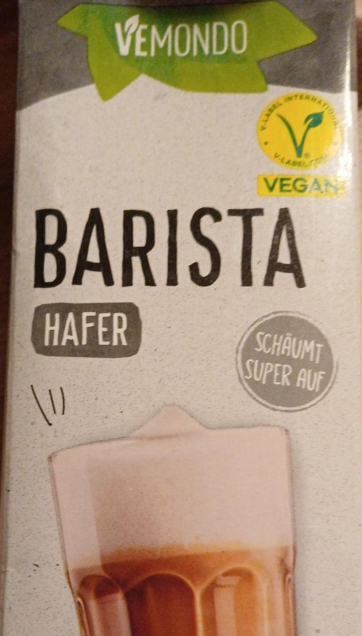 Fotografie - Barista hafer Vemondo