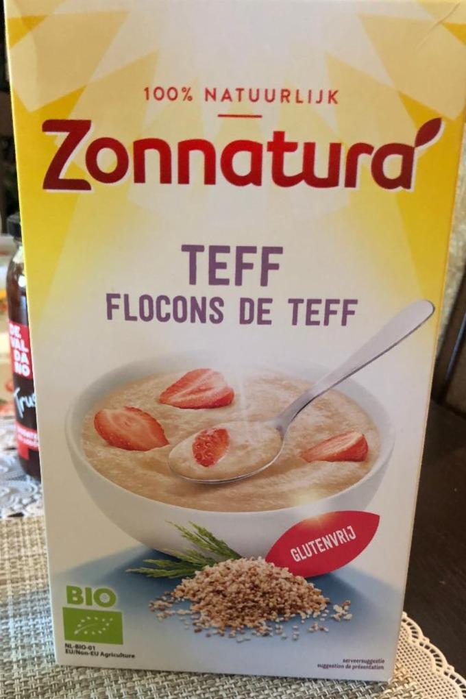 Fotografie - Teff Flocons de Teff Zonnatura