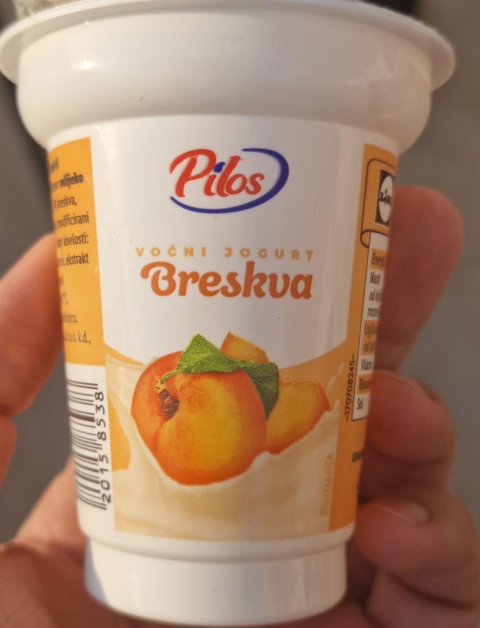 Fotografie - Vočni jogurt Breskva Pilos