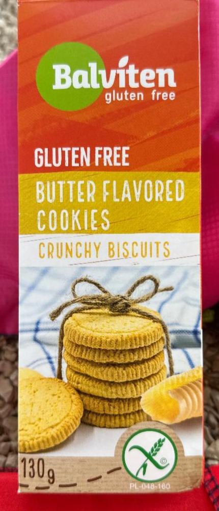 Fotografie - Butter Flavored Cookies Crunchy Biscuits Gluten Free Balviten