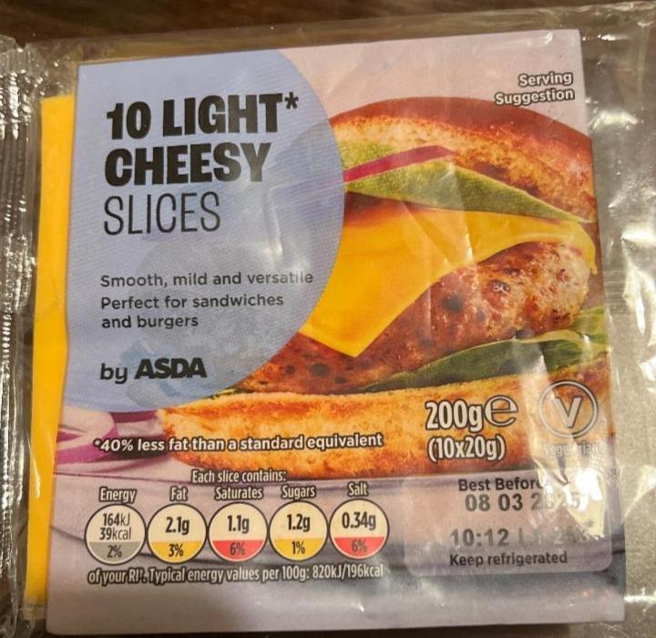 Fotografie - 10 Light Cheesy Slices Asda