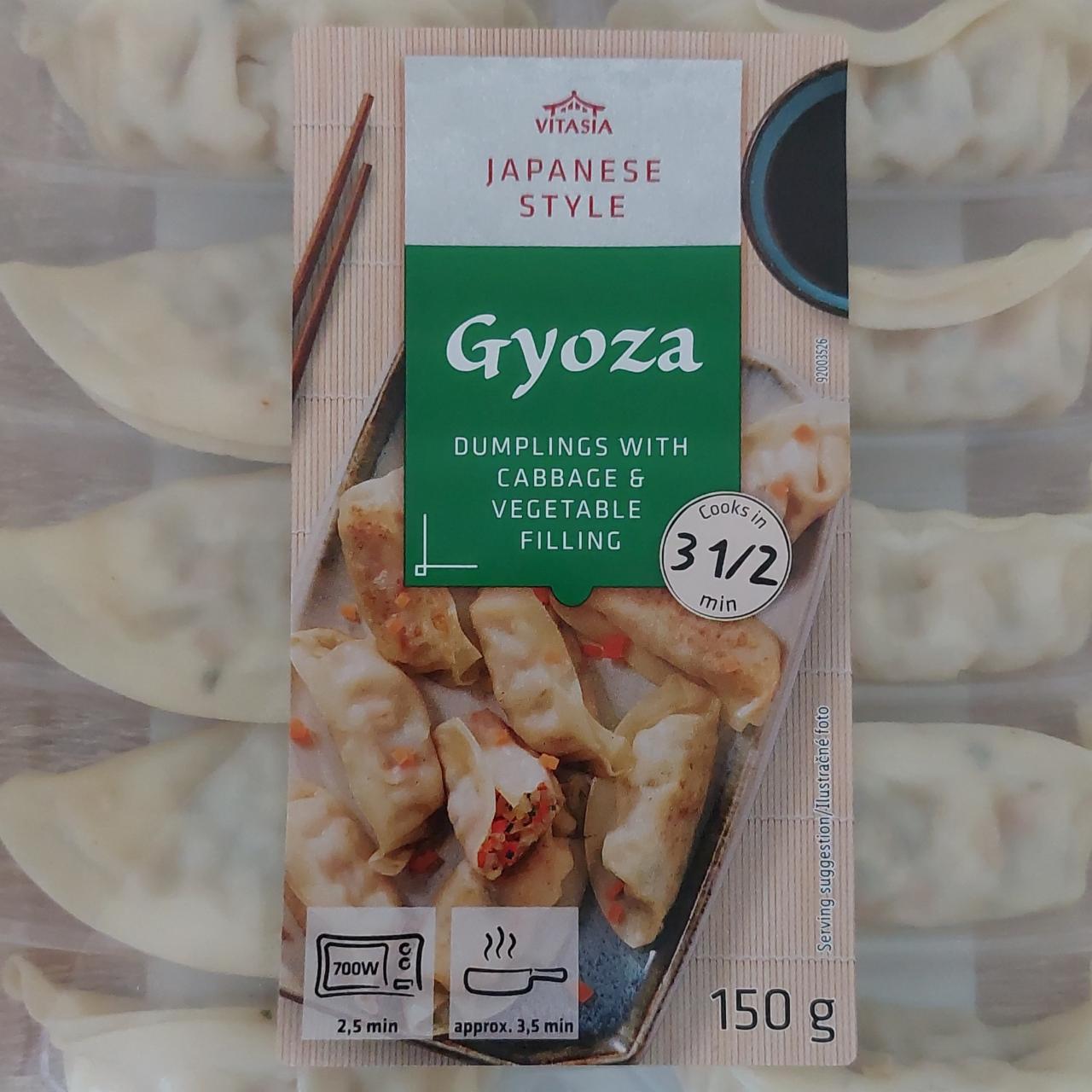 Fotografie - Gyoza dumplings with cabbage&vegetable filling Vitasia Japanese Style