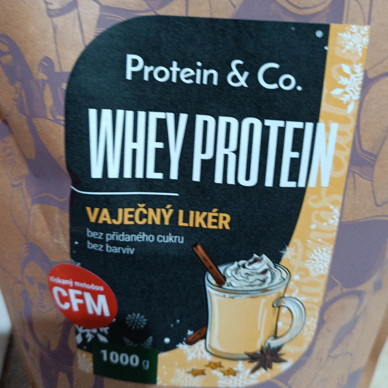 Fotografie - Whey protein vaječný likér Protein & Co.