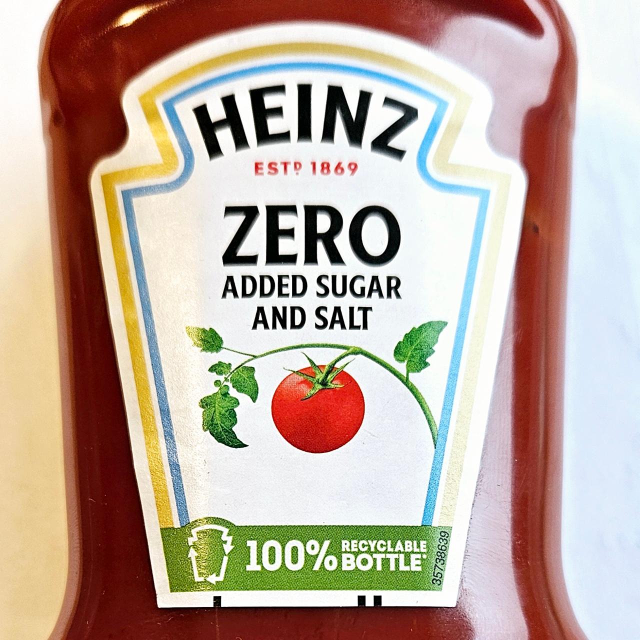 Fotografie - Zero added sugar and salt Heinz