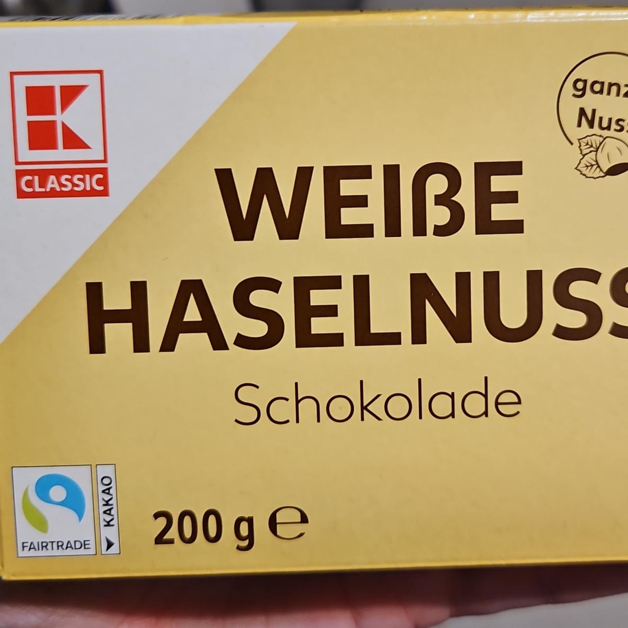 Fotografie - Weise Haselnuss Schokolade K-Classic