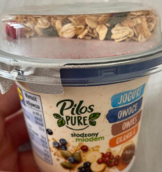 Fotografie - Joghurt Owoce Owies Granola Pilos Pure