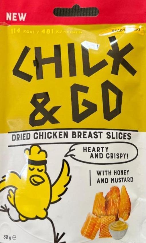 Fotografie - Dried chicken breast slices Chick & Go