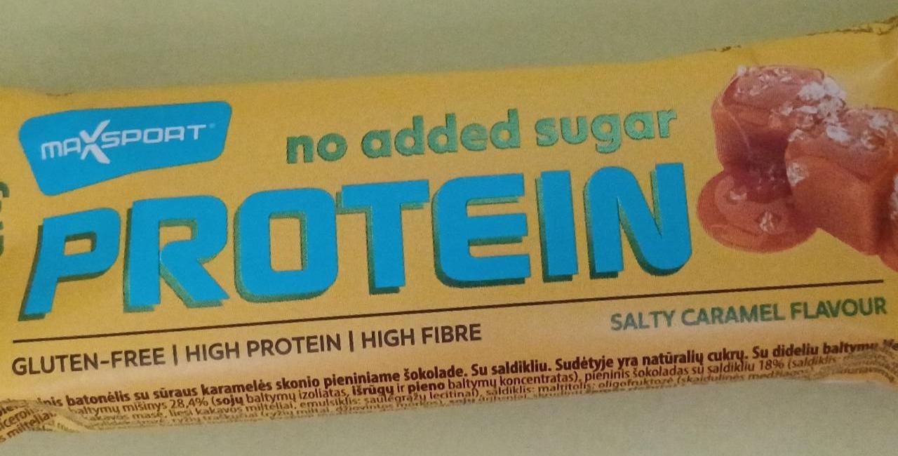 Fotografie - Protein no added sugar Salty Caramel Flavour MaxSport