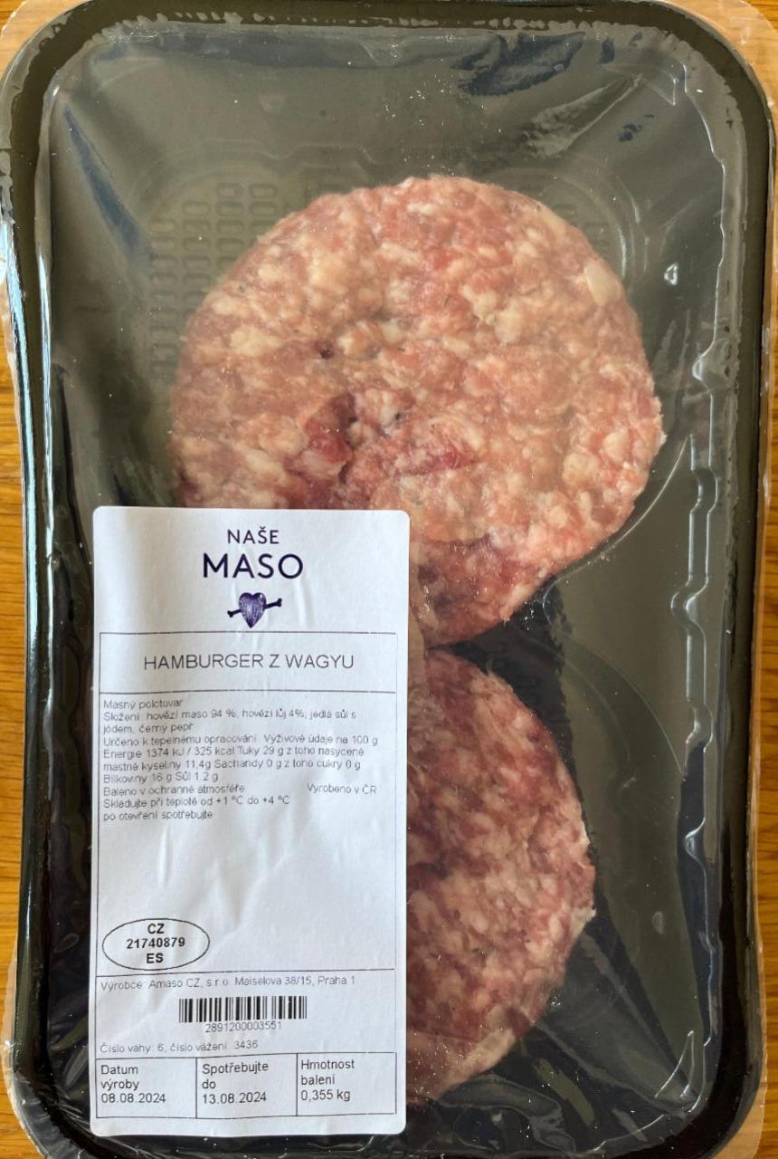 Fotografie - Wagyu hamburger Naše maso