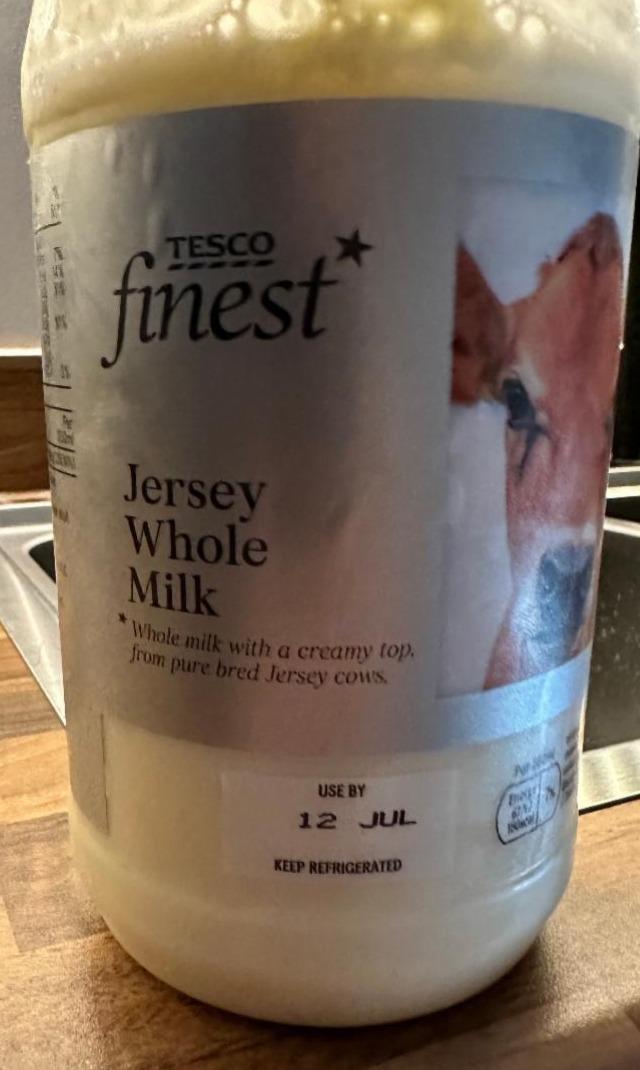 Fotografie - Jersey Whole Milk Tesco finest