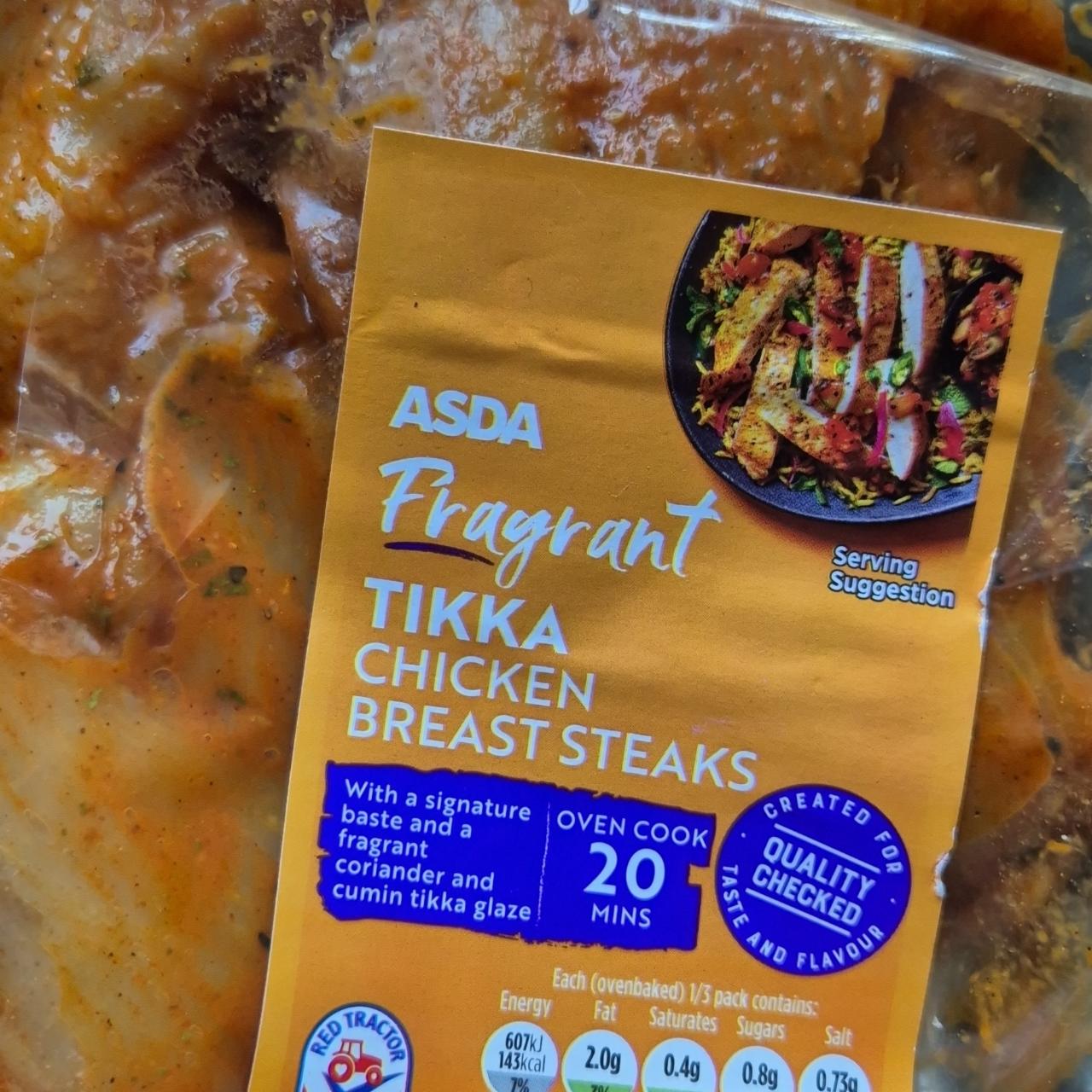 Fotografie - Tikka Chicken Breast Steaks Asda