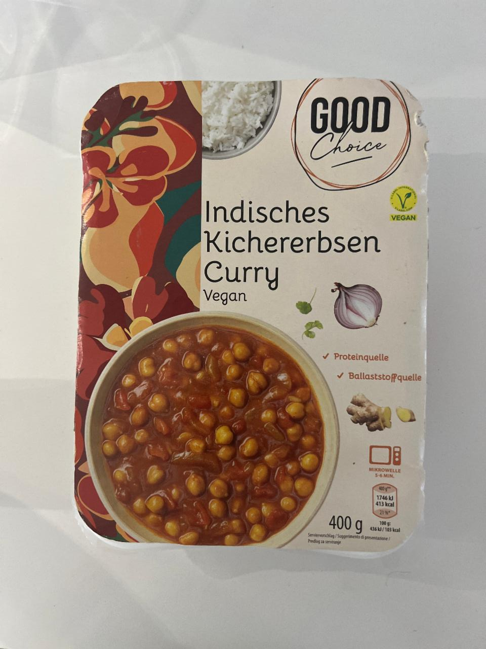 Fotografie - Indisches Kichererbsen Curry Good Choice