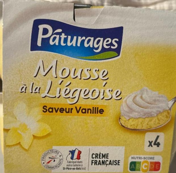 Fotografie - Mousse a la Liegeoise Saveur Vanille Paturages