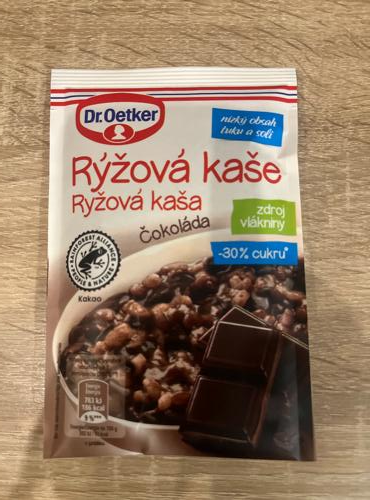 Fotografie - Ryžová kaša čokoláda Dr.Oetker