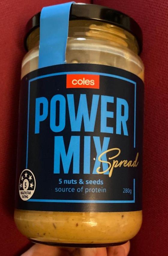 Fotografie - Power mix 5 nut & seed spread Coles