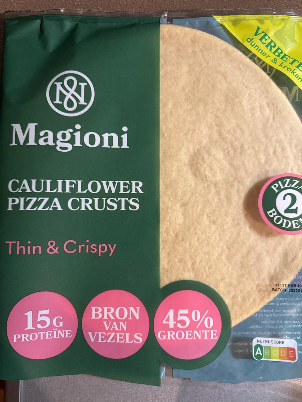 Fotografie - Cauliflower Pizza Crusts Magioni