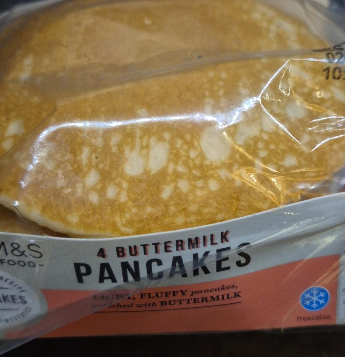 Fotografie - 4 Buttermilk Pancakes M&S Food