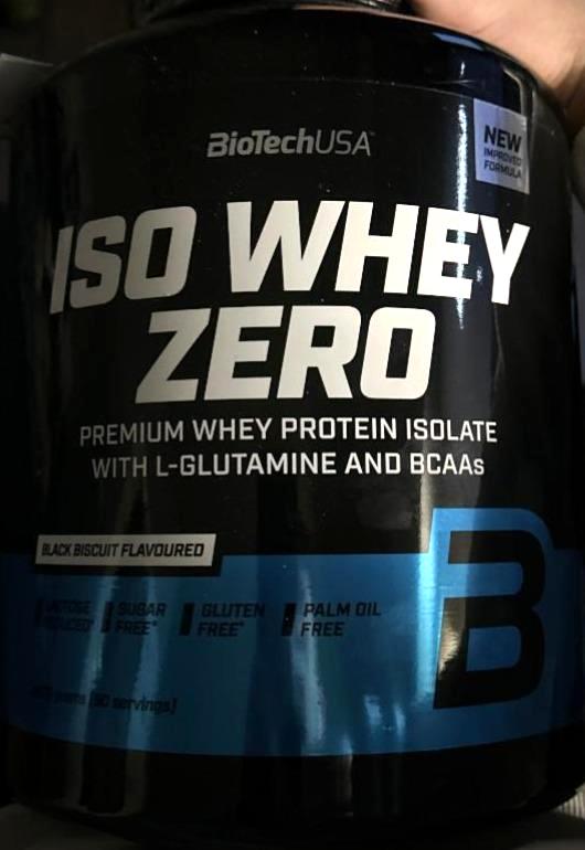 Fotografie - ISO Whey Zero Black Biscuit Flavoured BioTechUSA