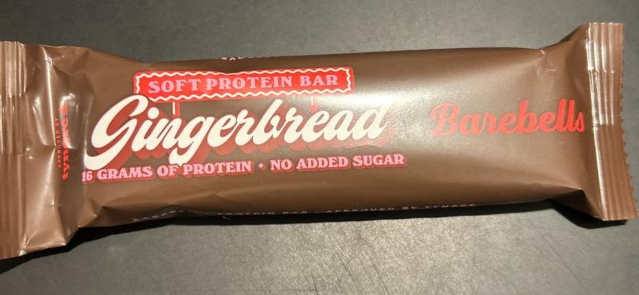 Fotografie - Gingerbread Soft Protein Bar Barebells