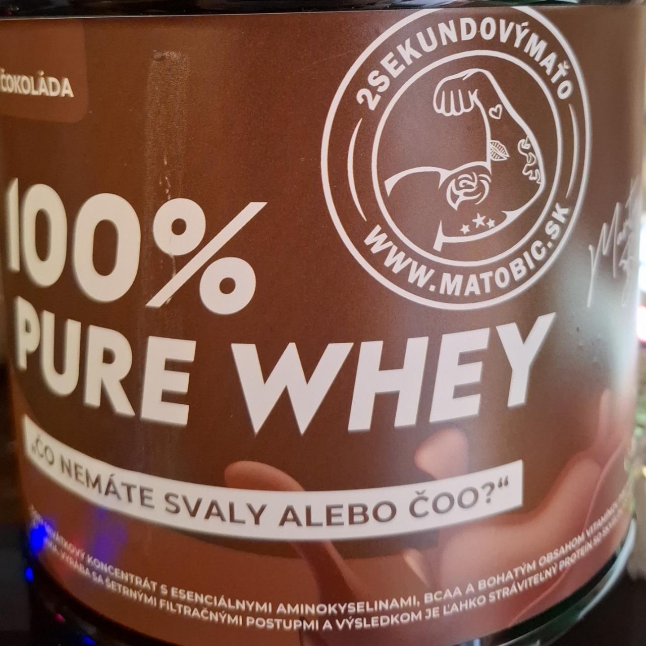 Fotografie - 100% Pure Whey Čokoláda 2SekundovýMaťo