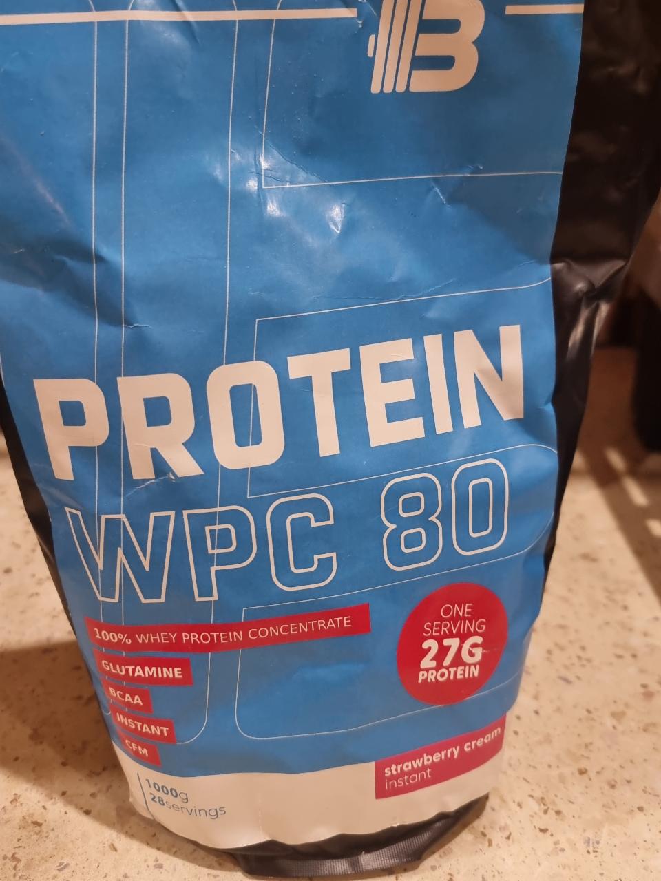 Fotografie - protein wpc 80 strawberry cream