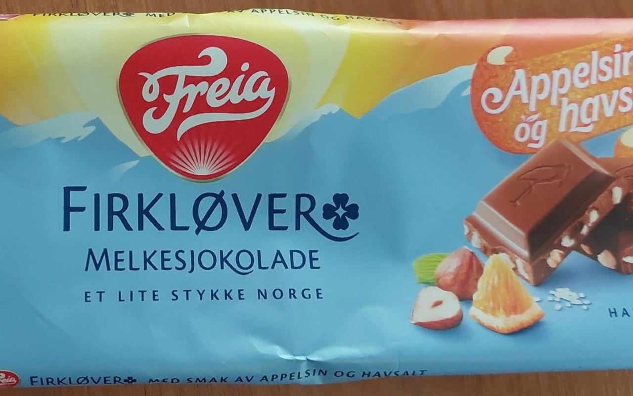 Fotografie - Firklover Melkesjokolade Freia