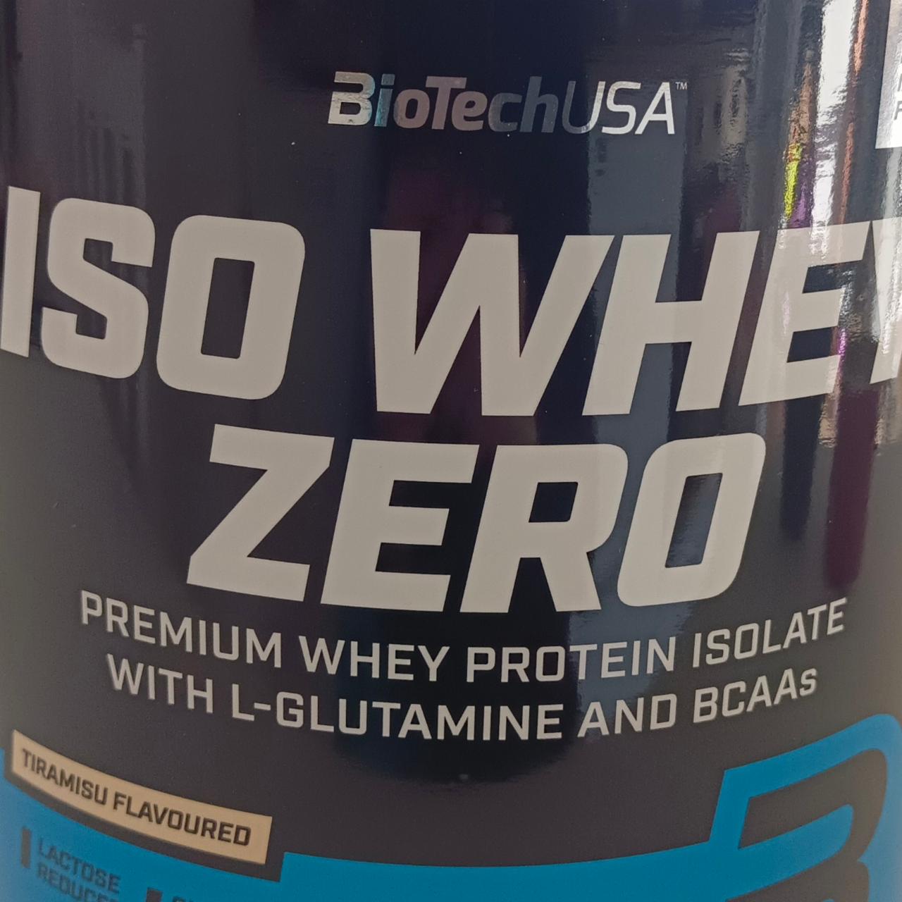 Fotografie - ISO whey zero tiramisu flavour BioTechUSA