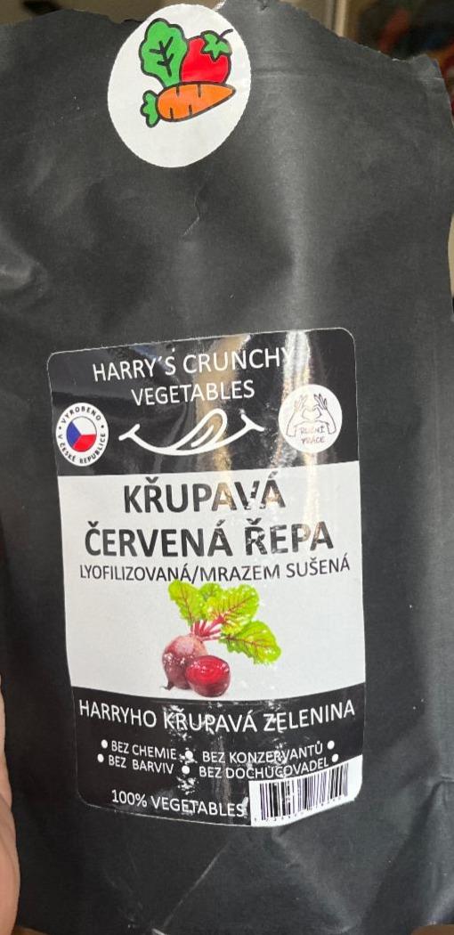 Fotografie - Harry’s crunchy vegetables Křupavá červená řepa lyofilizovaná mrazem sušená