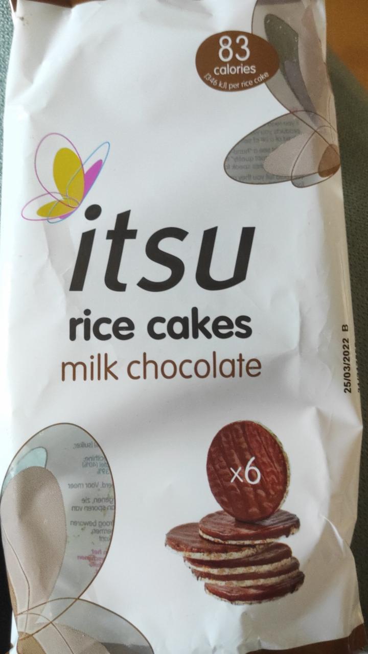 Fotografie - Rice cakes milk chocolate Itsu