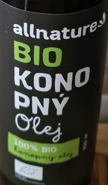 Fotografie - Bio konopný olej Allnature