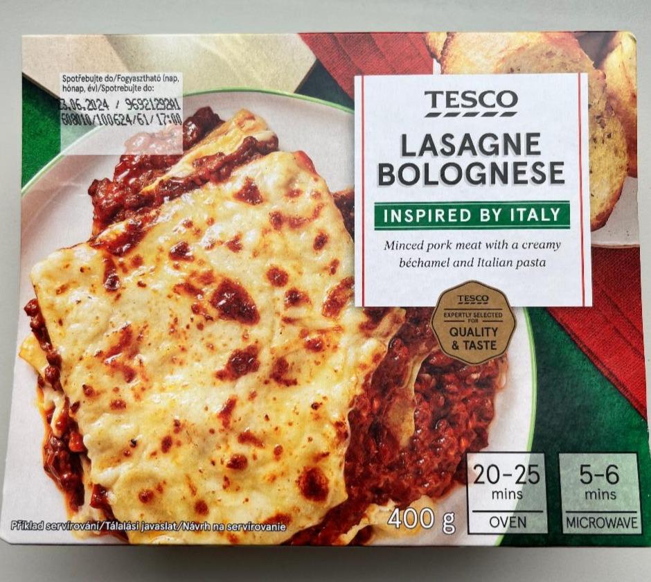 Fotografie - Lasagne Bolognese Tesco