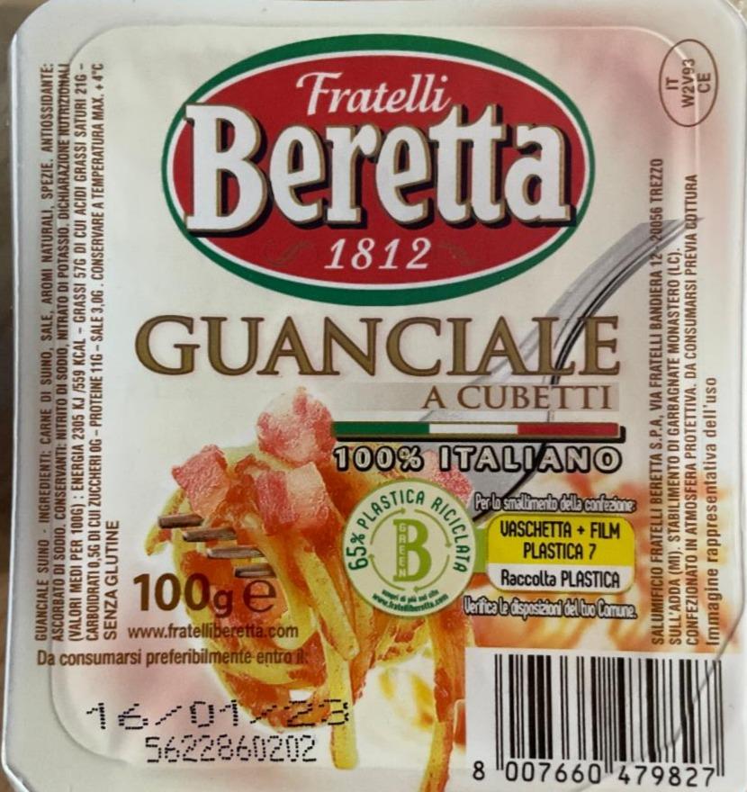 Fotografie - Guanciale a cubetti Fratelli Beretta