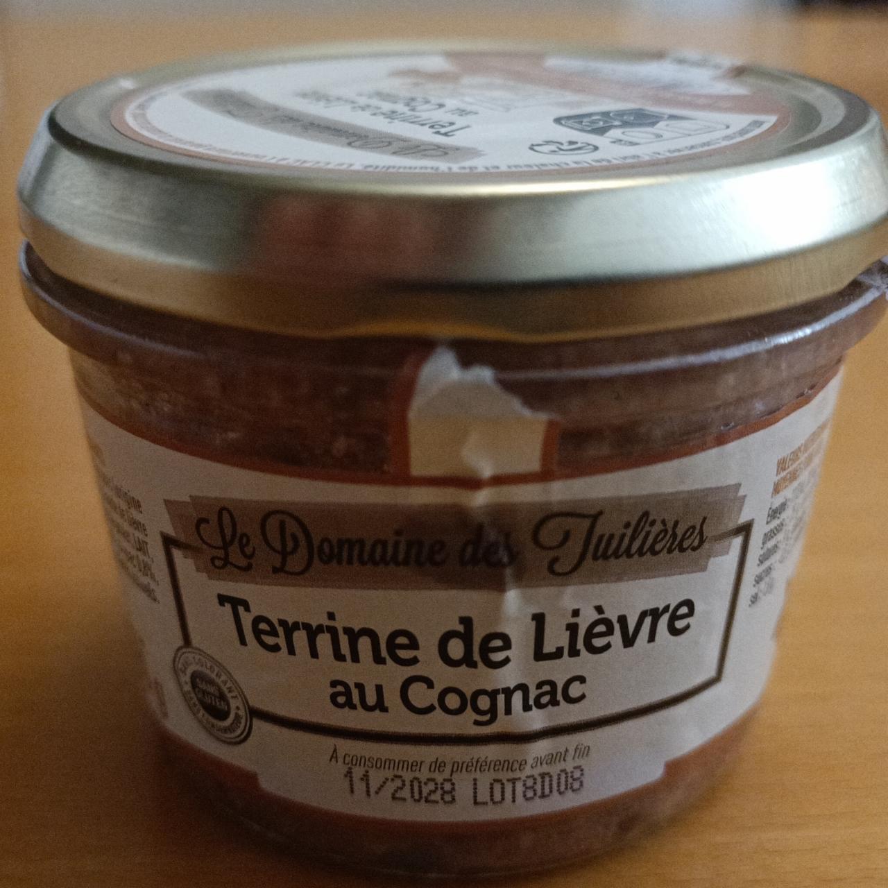 Fotografie - Terrine de Liévre au Cognac Le Domaine des Juilieres