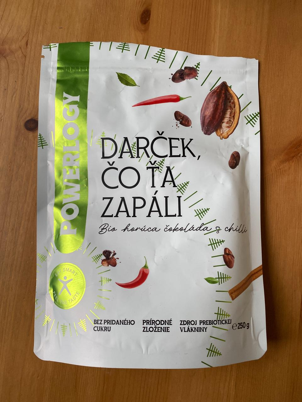 Fotografie - Darček, čo ťa zapáli Bio horúca čokoláda & chilli Powerlogy