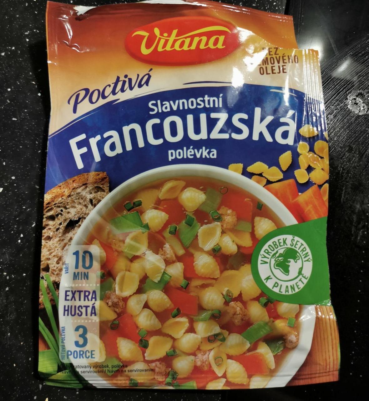 Fotografie - Poctivá Slavnostní Francouzská polévka Vitana