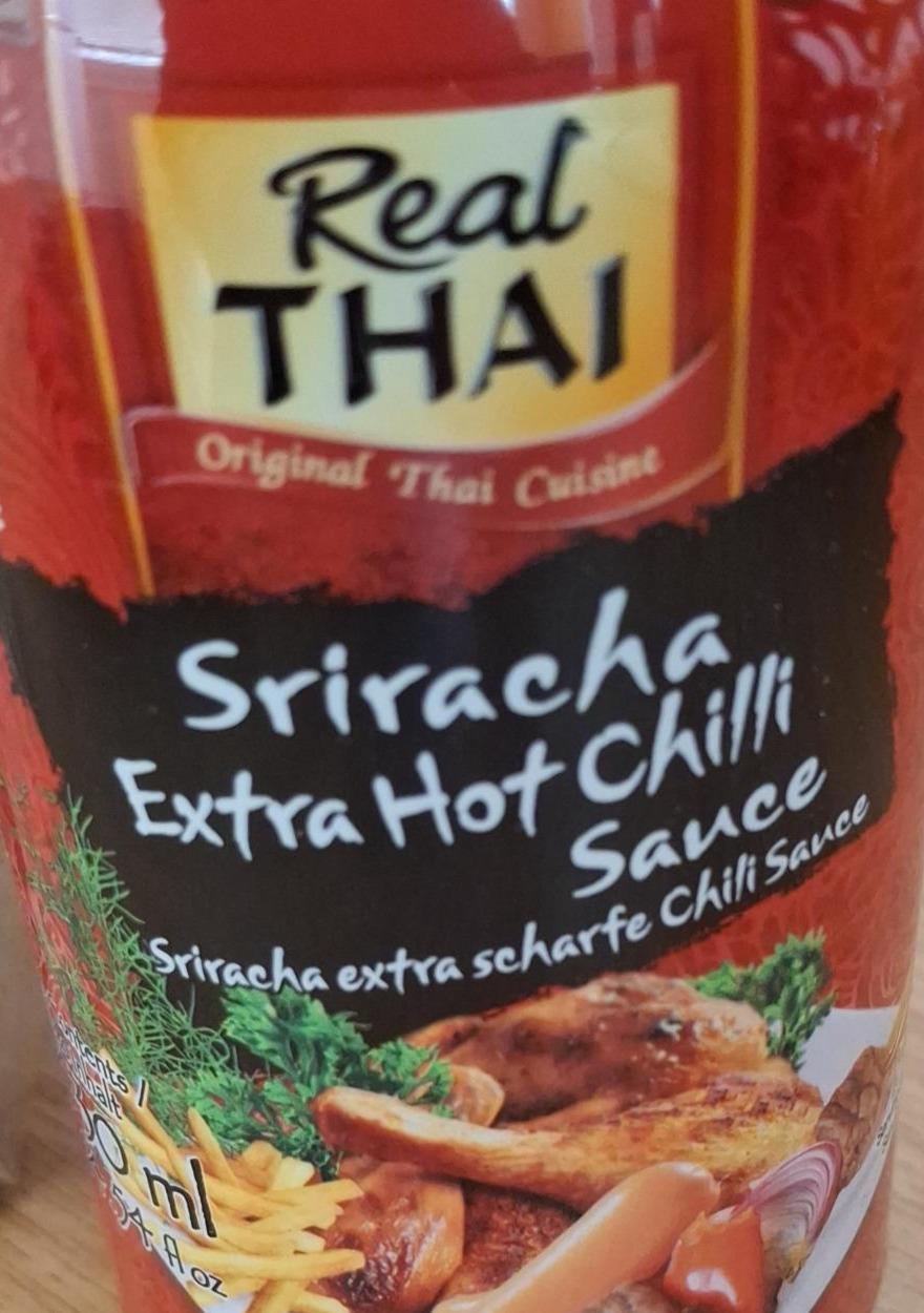 Fotografie - Sriracha extra hot chilli sauce Real Thai