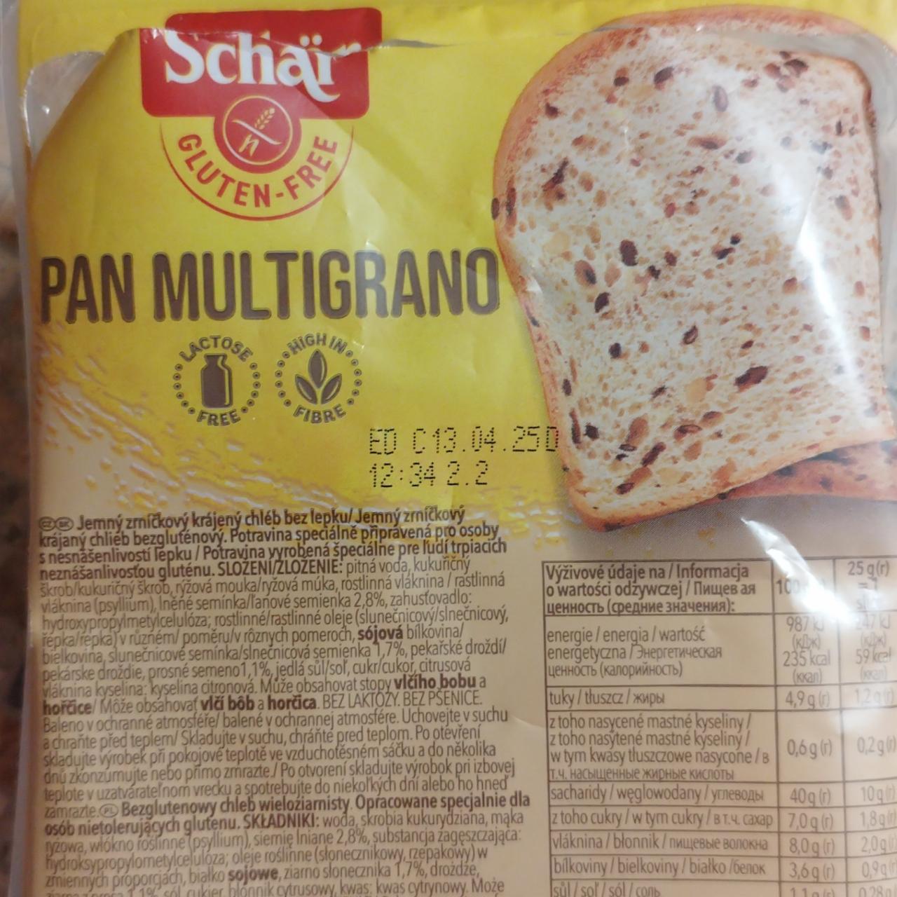 Fotografie - Pan multigrano gluten-free Schär