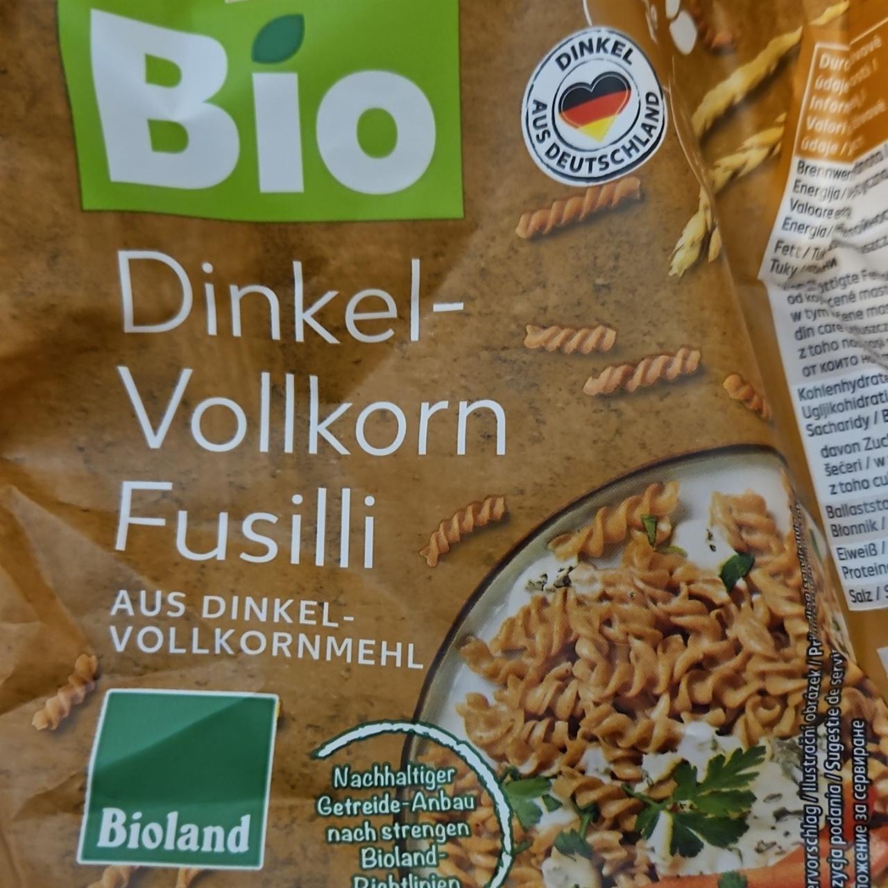 Fotografie - Dinkel-Vollkorn Fusilli K-Bio