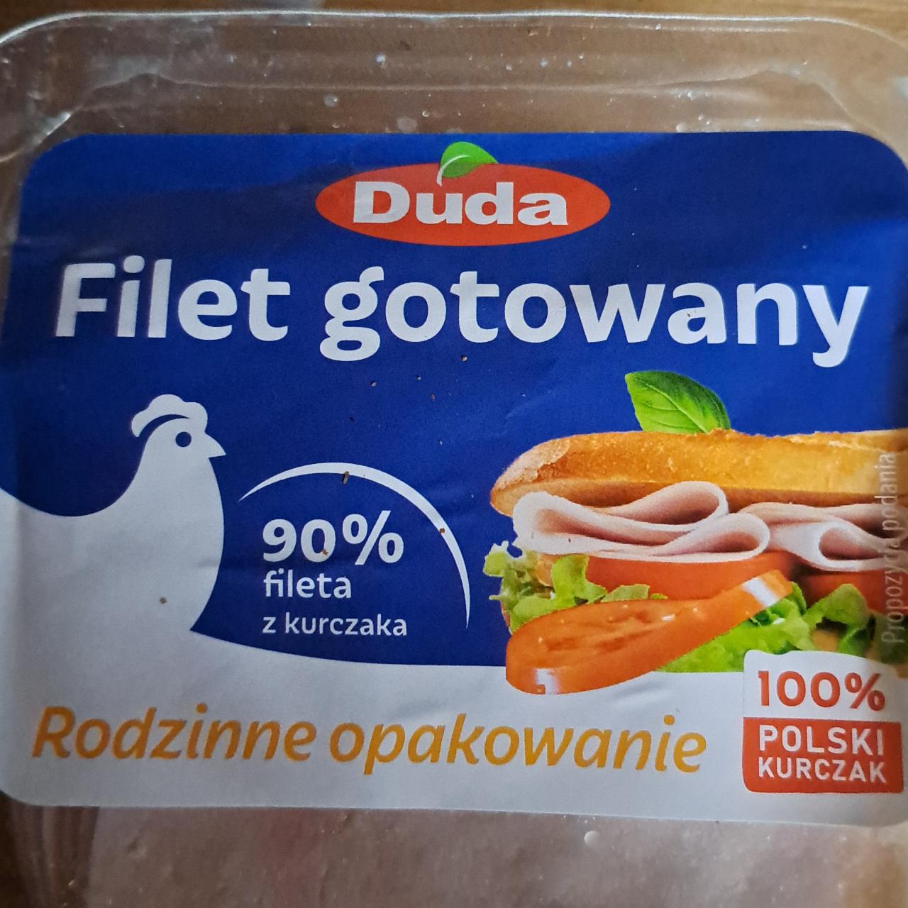 Fotografie - Filet gotowany 90% fileta z kurczaka Duda